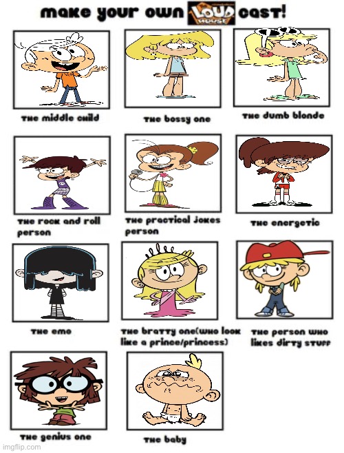 the original | image tagged in make your own the loud house,the loud house,loud house,original | made w/ Imgflip meme maker