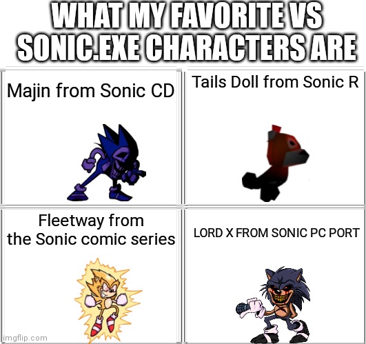 Sonic.EXE Vs Fleetway Super Sonic Blank Template - Imgflip