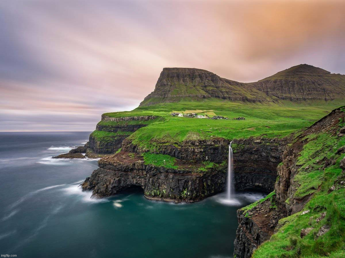 The Faroe Islands | image tagged in awesome | made w/ Imgflip meme maker