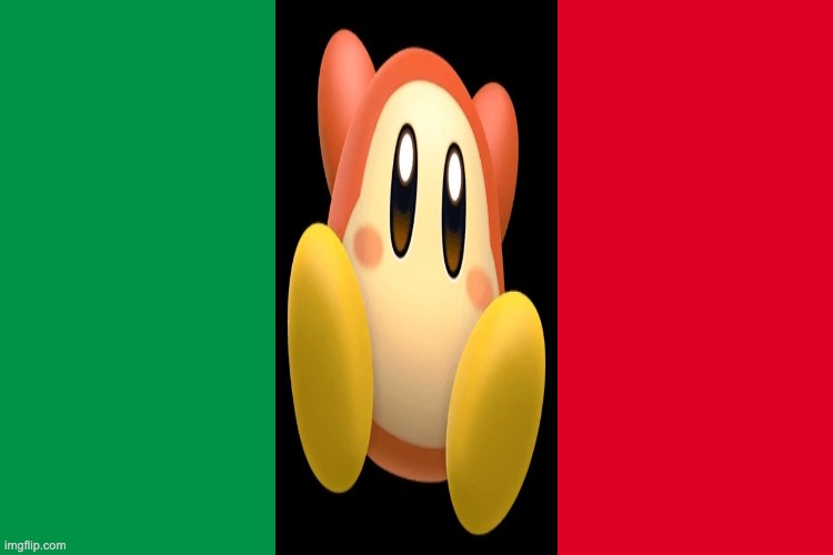 the Italian flag | image tagged in the italian flag | made w/ Imgflip meme maker