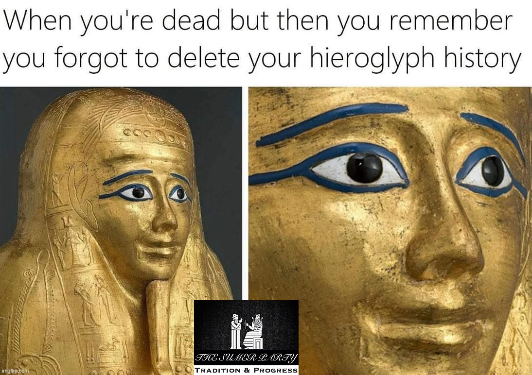 #RollSafe #ProTips #DigitalHygiene | image tagged in roll,safe,and,delete,your,hieroglyph history | made w/ Imgflip meme maker