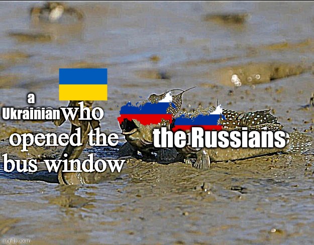 I reposted this meme that someone had created and made it look like what I feel like the Russians are doing to Ukraine. | a Ukrainian; the Russians | image tagged in russia vs ukraine | made w/ Imgflip meme maker