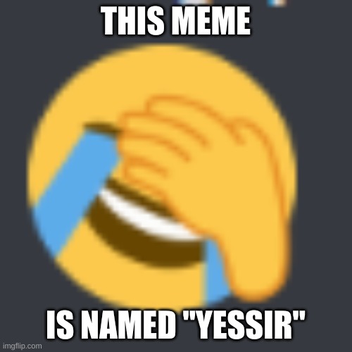 YESSIR | THIS MEME IS NAMED "YESSIR" | image tagged in yessir | made w/ Imgflip meme maker