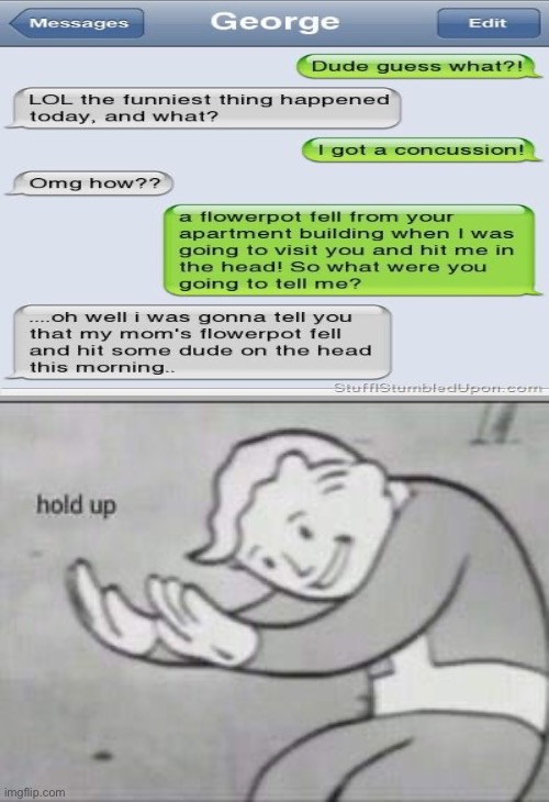 ? | image tagged in fallout hold up,bruh | made w/ Imgflip meme maker