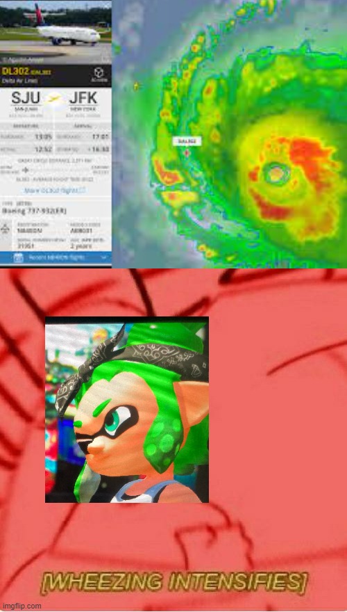 SHWOOP! RIGHT THROUGH HURRICANE IRMA | image tagged in wheeze | made w/ Imgflip meme maker