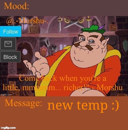 morshu :D (thank you tiger shark) | new temp :) | image tagged in morshu d thank you tiger shark | made w/ Imgflip meme maker