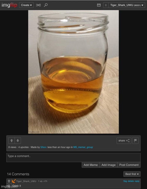 Drink the piss now | made w/ Imgflip meme maker