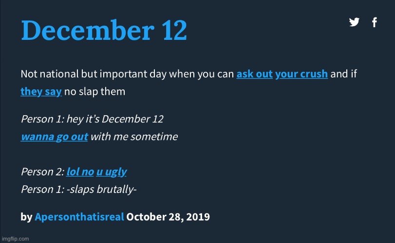 That's my birthday | made w/ Imgflip meme maker