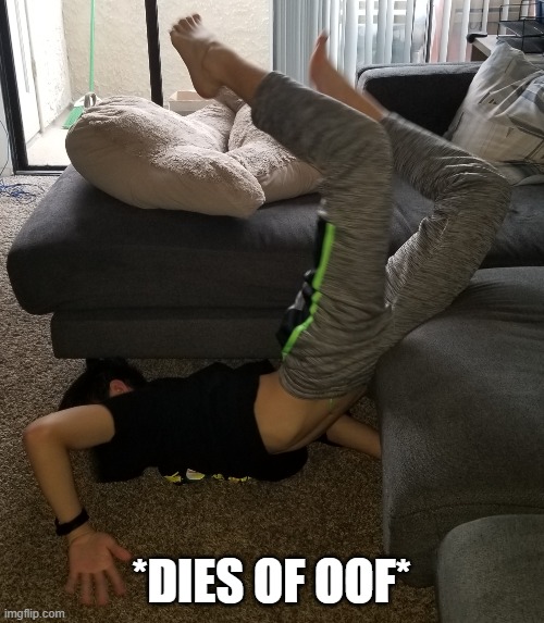 Fred dies of OOF | *DIES OF OOF* | image tagged in fred dies of oof | made w/ Imgflip meme maker