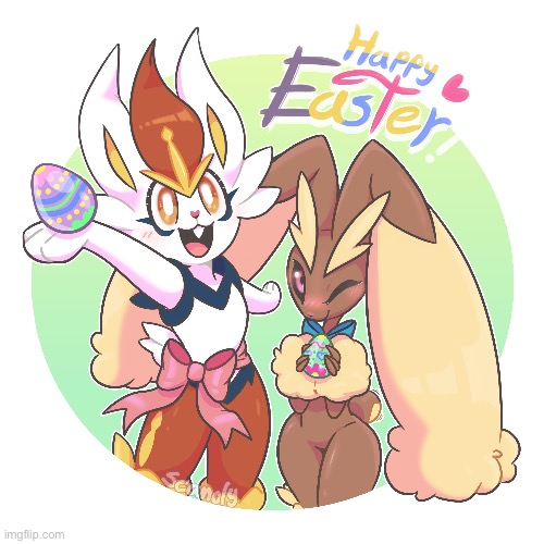 Happy Easter everyone! | image tagged in easter,pokemon | made w/ Imgflip meme maker