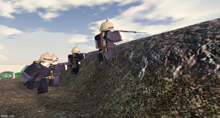 A German foxhole. | made w/ Imgflip meme maker