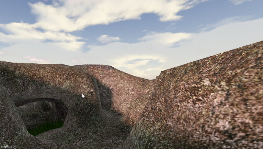 A fully constructed trench. | made w/ Imgflip meme maker