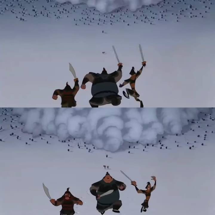 Mulan Avalanche Blank Meme Template