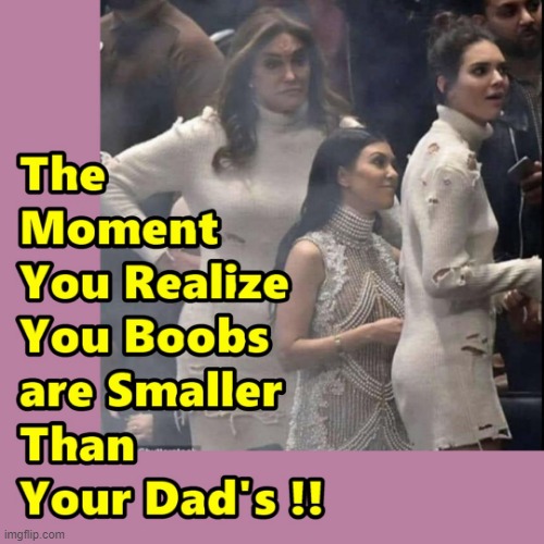 Kudos to the Kardashians | image tagged in bruce jenner,kardashians,catlyn jenner,memes | made w/ Imgflip meme maker