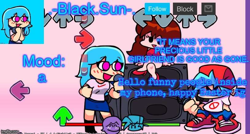 Sun's Sky temp (thanks Micheal, very cool) | Hello funny people inside my phone, happy Easter ig; a | image tagged in sun's sky temp thanks micheal very cool | made w/ Imgflip meme maker