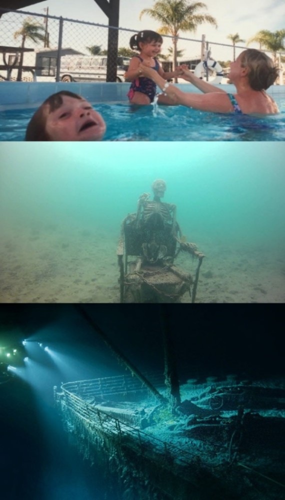 drowning kid extended Blank Template Imgflip