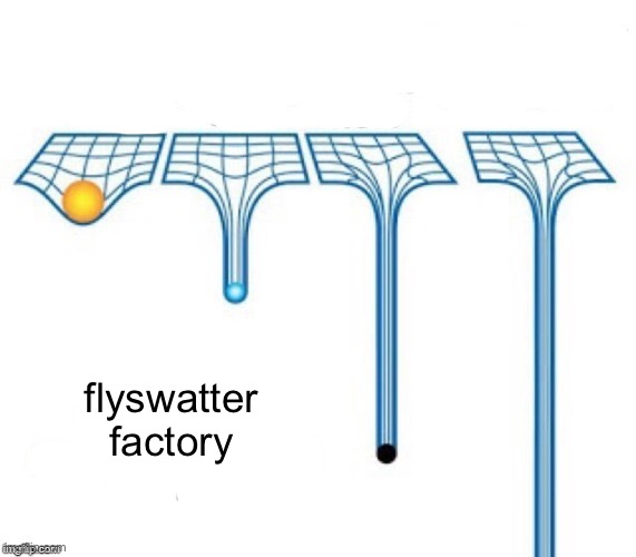 this is how they make ‘em kids | flyswatter factory | made w/ Imgflip meme maker