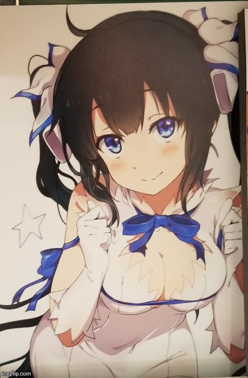 Found pic of Hestia on a anime, funko, and collectible store | made w/ Imgflip meme maker