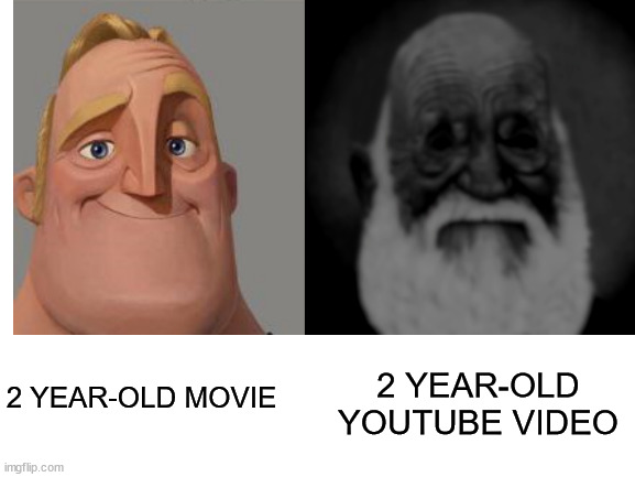 Mr. Incredible Becoming Old Video Meme Template