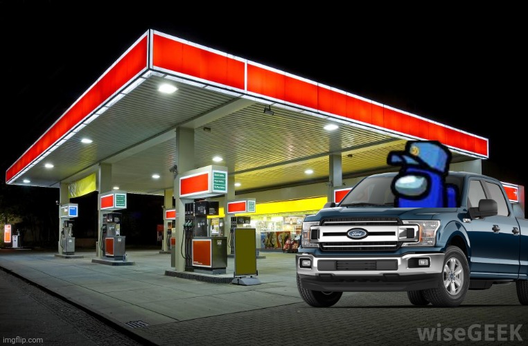 Gas Station | image tagged in gas station | made w/ Imgflip meme maker
