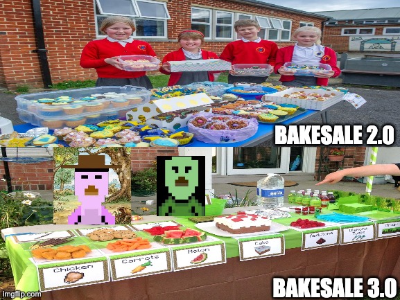 Bakesale 3.0 #Moonsama | BAKESALE 2.0; BAKESALE 3.0 | image tagged in moonsama,tigger,kusama maxi,bakesale,resources,web3 | made w/ Imgflip meme maker