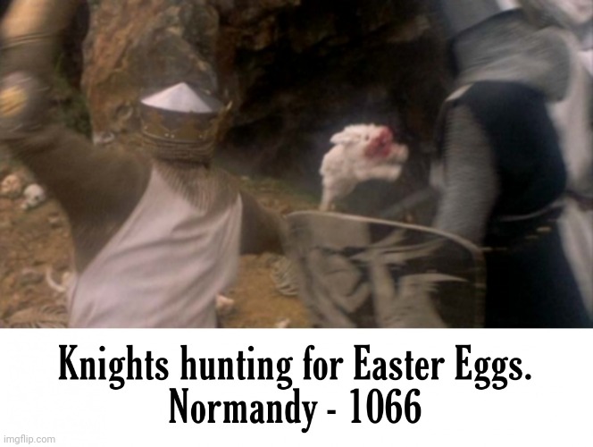 Easter Knights | image tagged in easter knights | made w/ Imgflip meme maker