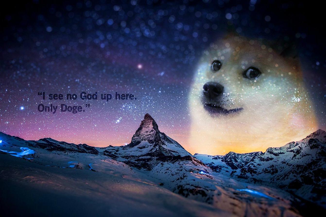 Doge is God Blank Meme Template