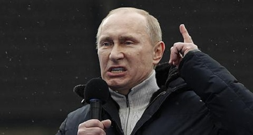 High Quality Putin angry Americans love Democracy Blank Meme Template