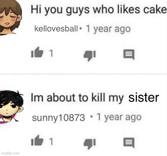 i like cake | made w/ Imgflip meme maker