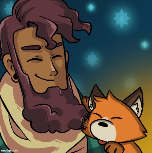theo with a foxo | image tagged in theo with a foxo | made w/ Imgflip meme maker
