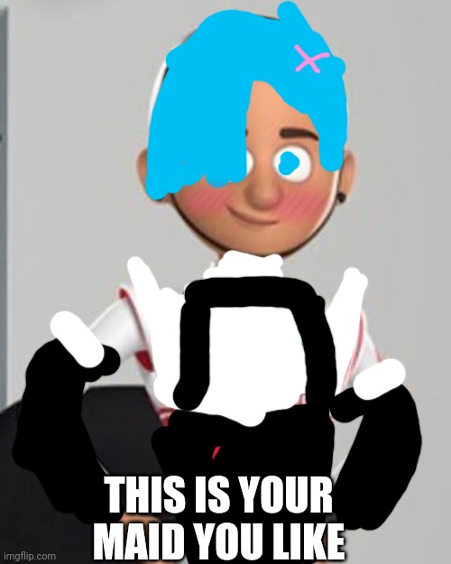 hemilton | THIS IS YOUR MAID YOU LIKE | image tagged in cursed image,memes | made w/ Imgflip meme maker
