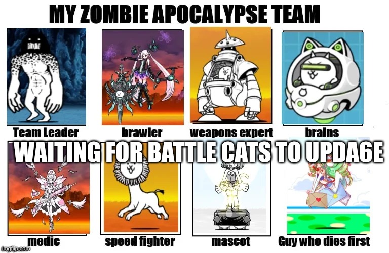 hecker in the gamin chairr | WAITING FOR BATTLE CATS TO UPDA6E | made w/ Imgflip meme maker
