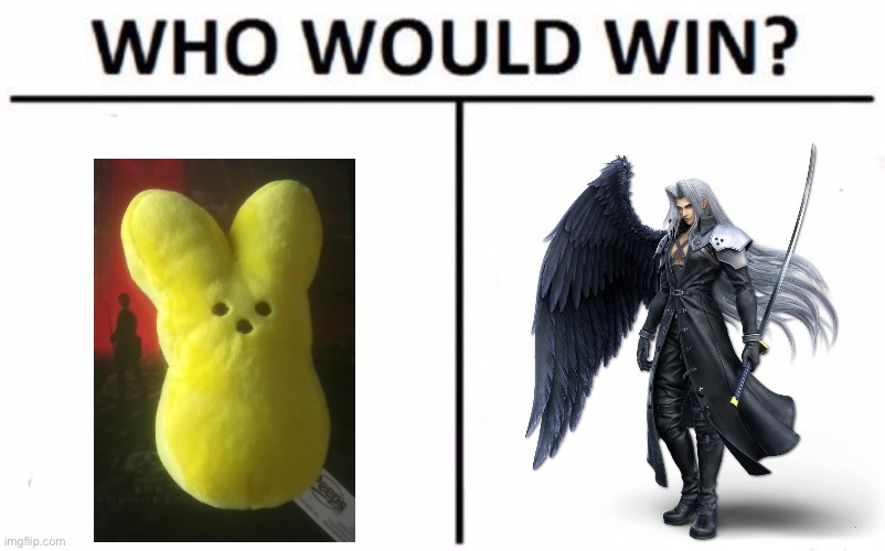 If you know about the bunny, you know about the bunny (not part of Bored Battles) | image tagged in memes,who would win | made w/ Imgflip meme maker