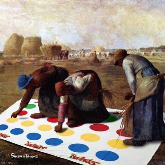 Twister peasants | image tagged in twister peasants | made w/ Imgflip meme maker