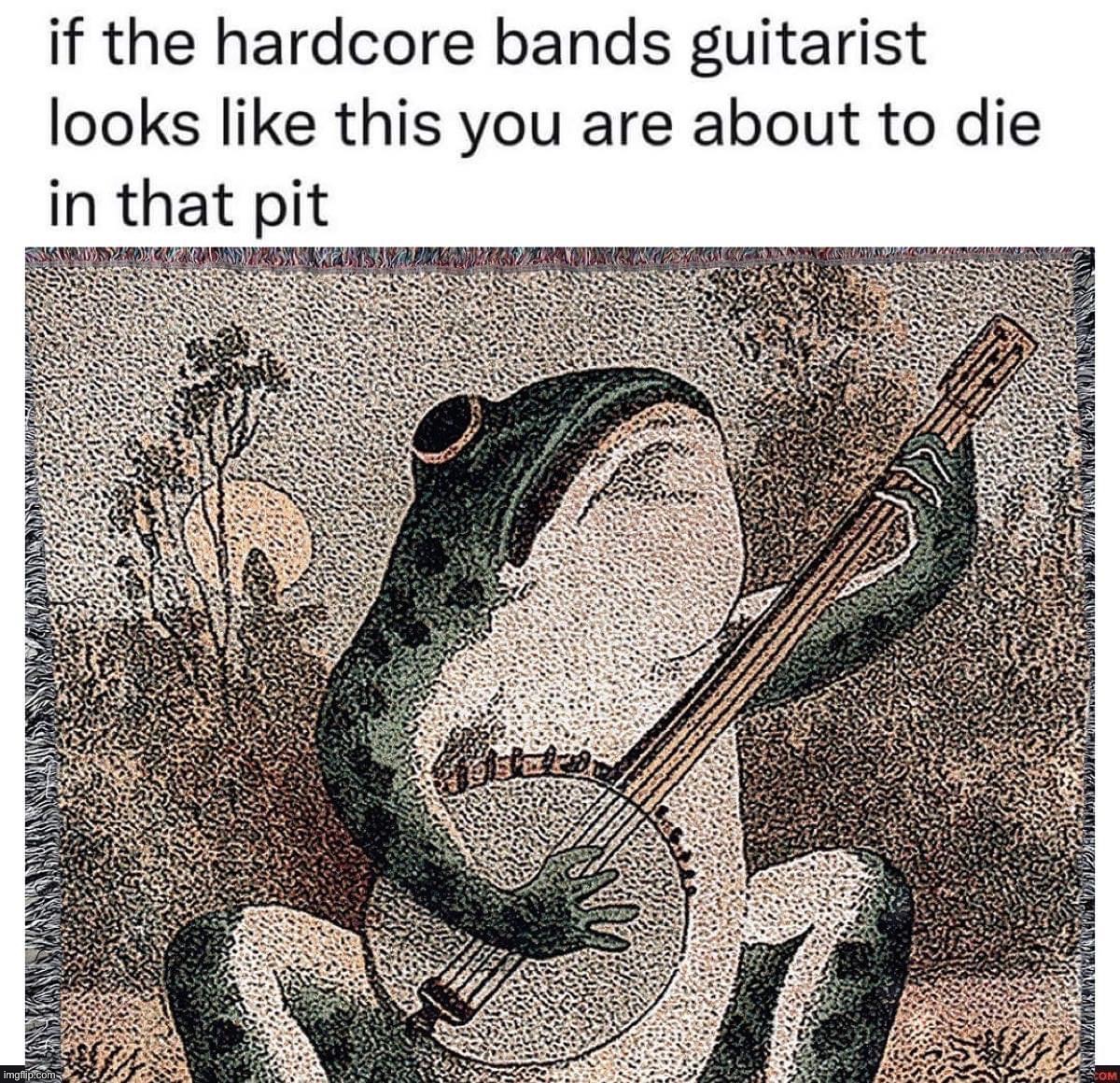 Hardcore band’s guitarist | image tagged in hardcore band s guitarist | made w/ Imgflip meme maker