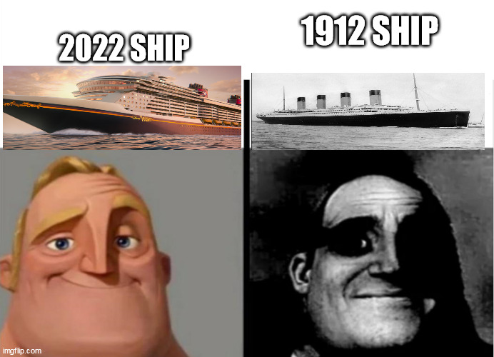 People who Knows: | 1912 SHIP; 2022 SHIP | image tagged in teacher's copy | made w/ Imgflip meme maker