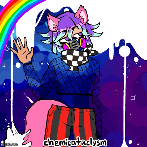 i made my own Mha hero, info in chat cuz i am lazy. | made w/ Imgflip meme maker