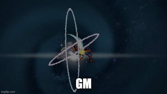 (yep) | GM | image tagged in starburst stream | made w/ Imgflip meme maker