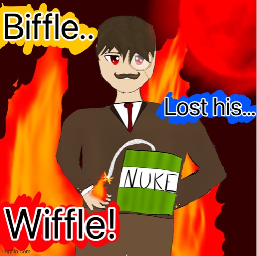What biffle did when he lost his wiffle (yes I drew this) | image tagged in funny | made w/ Imgflip meme maker