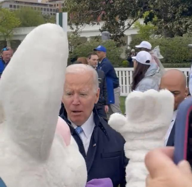 High Quality Joe Biden - Easter Bunny Blank Meme Template