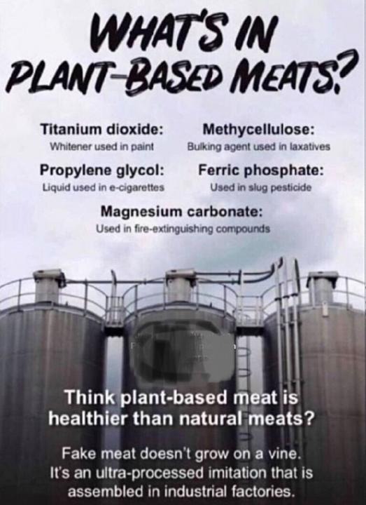 What s in plant based meats imgflip