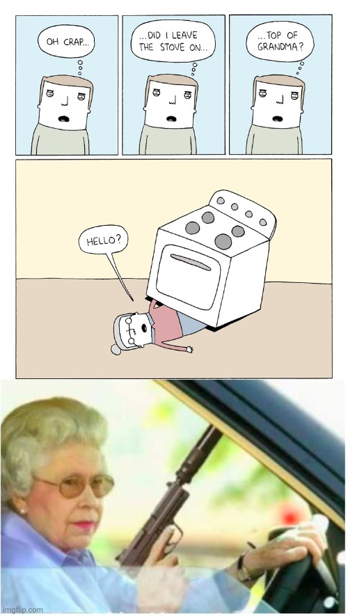 Grandma | image tagged in grandma gun weeb killer,comics/cartoons,comics,comic,memes,grandma | made w/ Imgflip meme maker