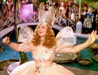 Glinda Wizard of Oz Upvote Blank Meme Template