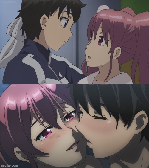 Yuri ship: Ayumi X Miura | image tagged in yuri,anime | made w/ Imgflip meme maker