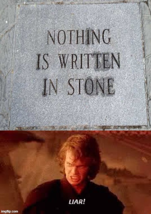 Oh really? | image tagged in irony,liar,anakin liar,why,ironic,anakin skywalker | made w/ Imgflip meme maker