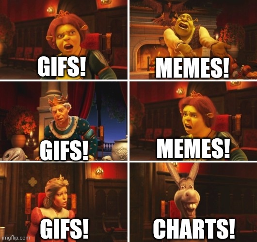Which do you choose? |  GIFS! MEMES! MEMES! GIFS! CHARTS! GIFS! | image tagged in shrek fiona harold donkey | made w/ Imgflip meme maker