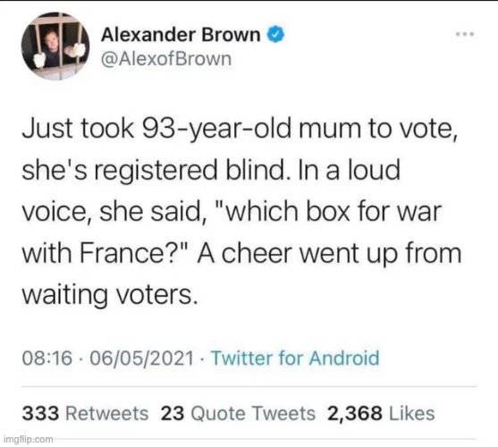 made w/ Imgflip meme maker