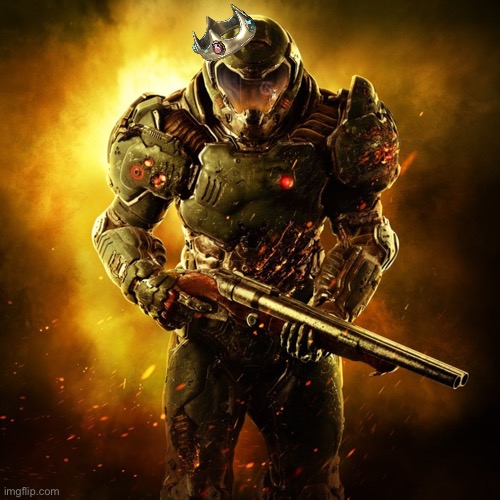 Doom Guy | image tagged in doom guy | made w/ Imgflip meme maker