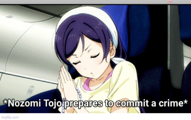 Now I'm a yandere | image tagged in yandere nozomi,nozomi tojo | made w/ Imgflip meme maker