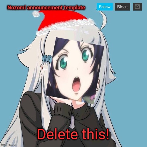 No Lewis. Only Nozomi! | Delete this! | image tagged in no lewis only nozomi | made w/ Imgflip meme maker